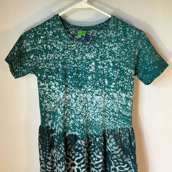 Hugo Boss Batik Reworked Maxi Dress, Size Small. Shades of Green - Picture 11 of 14